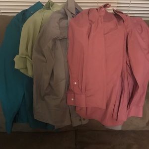 4 Men’s dress shirts